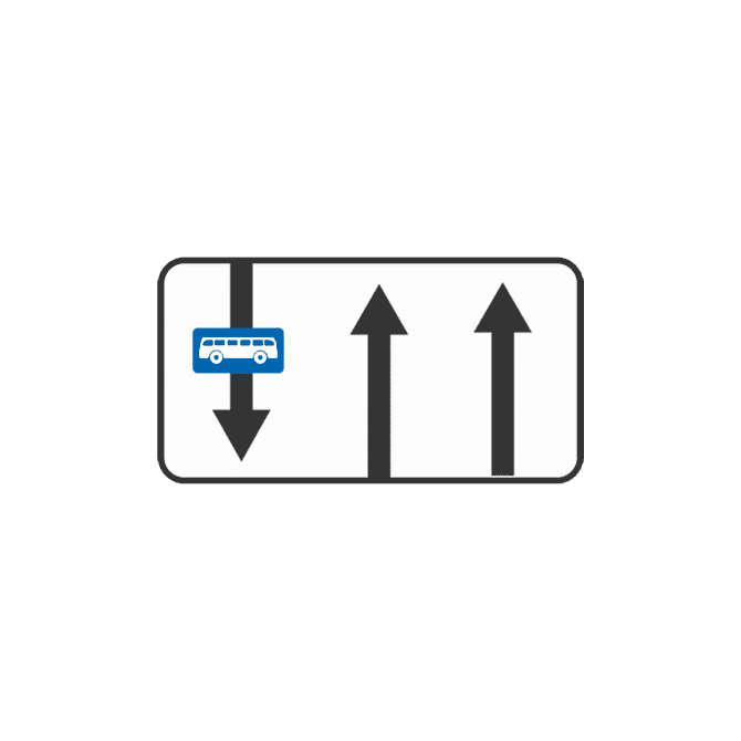 Дорога с полосой движения для маршрутного транспорта